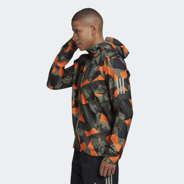 adidas camo running jacket